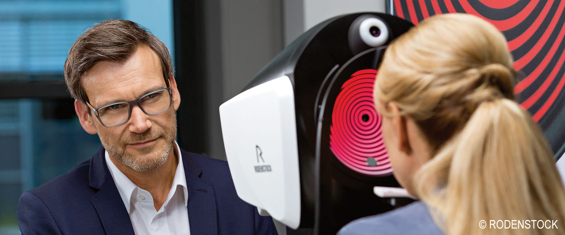 Beratungssituation DNEye® Scanner 2+